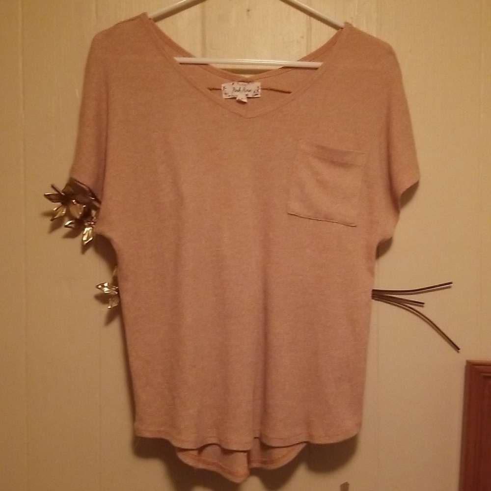 Small Pink Rose top